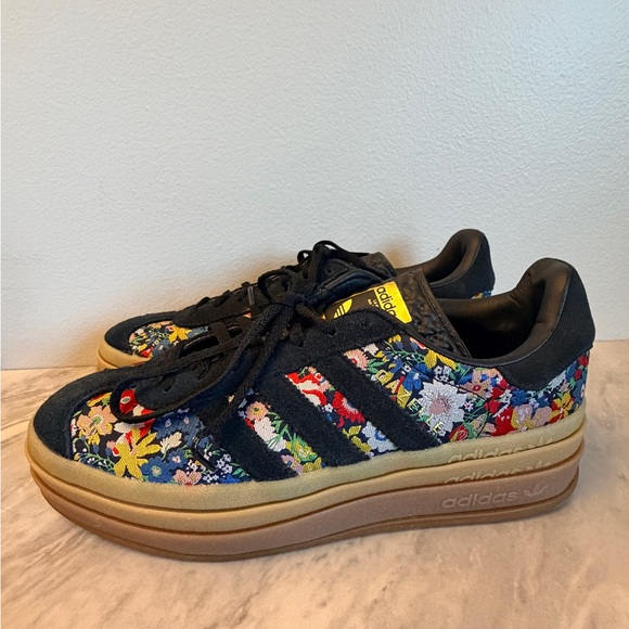 Adidas x Liberty London Floral Platform Sneakers Women’s US 8 EU 40 - Picture 2 of 8